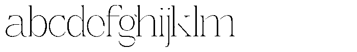 Angelons Thin Expanded FONT