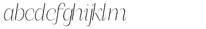 Angelons Thin Italic FONT