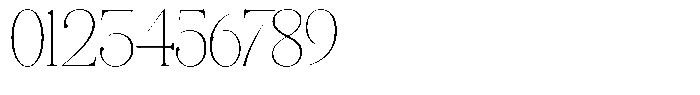 Angelons Thin Semi Condensed Font OTHER CHARS