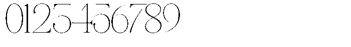 Angelons Thin Font OTHER CHARS