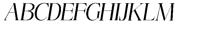 Angelons Variable Black Expanded Italic Font UPPERCASE