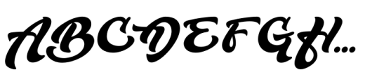 Angelos Regular Font UPPERCASE