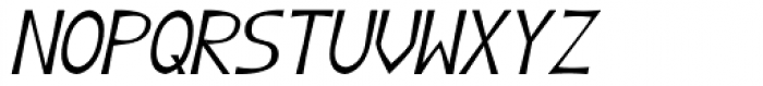 Angelus III Italic Font UPPERCASE