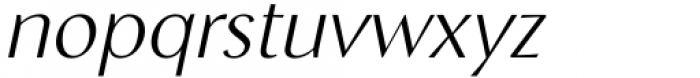 Angelviews Thin Italic Font LOWERCASE