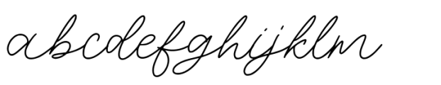 Angely Blooming Script Font LOWERCASE