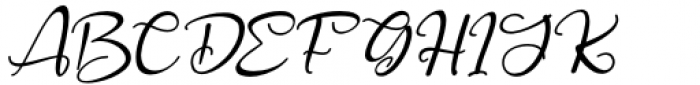 Angelynn Italic Font UPPERCASE
