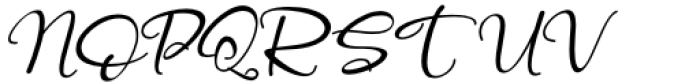 Angelynn Monogram Italic Font UPPERCASE