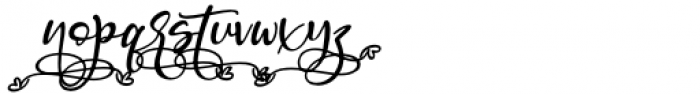 Angelynn Monogram Titling Italic Font LOWERCASE