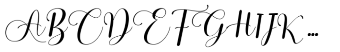 Angesia Italic Font UPPERCASE