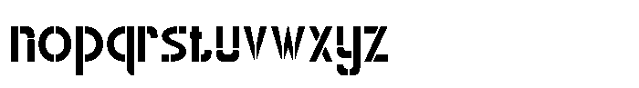 Anggaru Font LOWERCASE