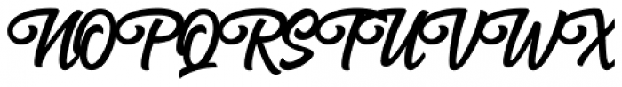 Anghones Script Font UPPERCASE