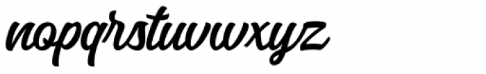 Anghones Script Font LOWERCASE