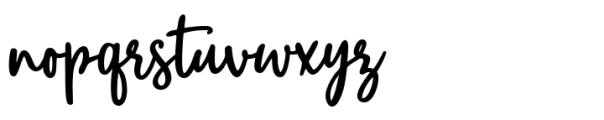 Angila Bold Font LOWERCASE