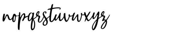 Angila Italic Font LOWERCASE