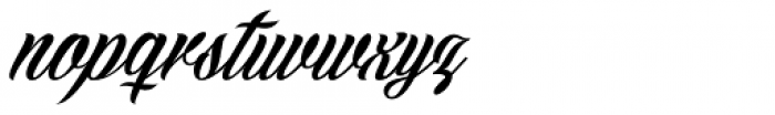 Angilla Script Regular Font LOWERCASE