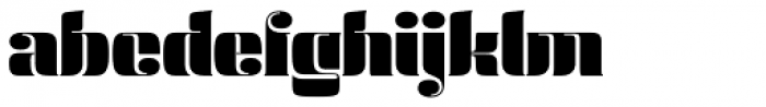 Anglaise Font LOWERCASE