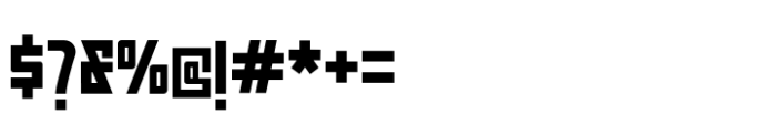 Angle Square Regular Font OTHER CHARS