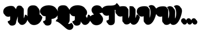 Angley Script Extrude Font UPPERCASE