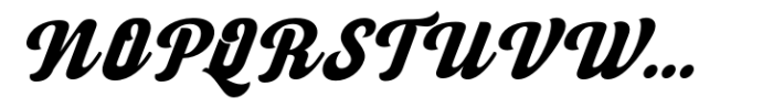 Angley Script Italic Font UPPERCASE