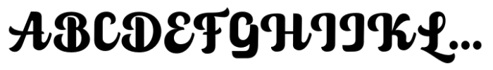 Angley Script Regular Font UPPERCASE