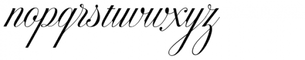 Anglez Script Font LOWERCASE