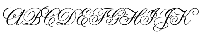 Anglia Script Enhancements Font UPPERCASE