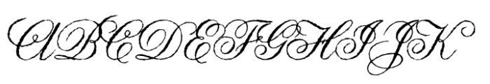 Anglia Script Olde Enhancements Font UPPERCASE