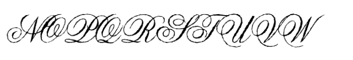 Anglia Script Olde Enhancements Font UPPERCASE