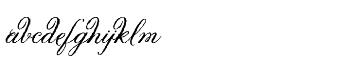 Anglia Script Olde Enhancements Font LOWERCASE