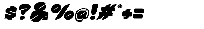 Angrion Italic Font OTHER CHARS