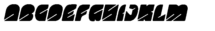 Angrion Italic Font UPPERCASE
