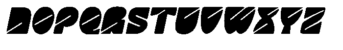 Angrion Italic Font UPPERCASE