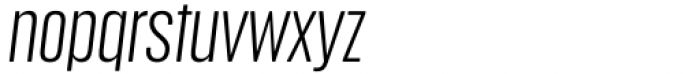 Anguita Sans Regular Italic Font LOWERCASE