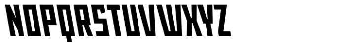 Angulosa M.8 Bold Condensed Italic Font UPPERCASE