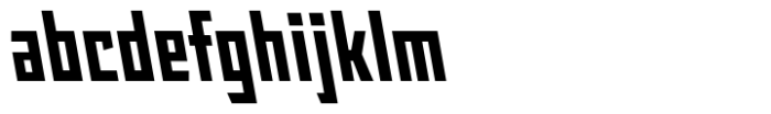 Angulosa M.8 Bold Condensed Italic Font LOWERCASE
