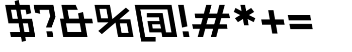 Angulosa M.8 Bold Italic Font OTHER CHARS