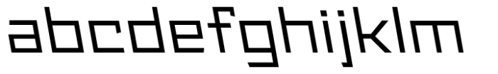 Angulosa M.8 Expanded Italic Font LOWERCASE