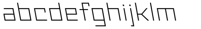 Angulosa M.8 Light Expanded Italic Font LOWERCASE