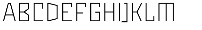 Angulosa M.8 Light Font UPPERCASE