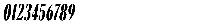 Angusta Bold Oblique Font OTHER CHARS