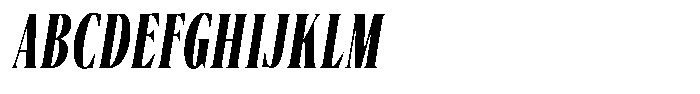 Angusta Bold Oblique Font UPPERCASE