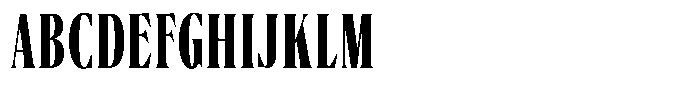 Angusta Bold Font UPPERCASE