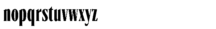 Angusta Bold Font LOWERCASE