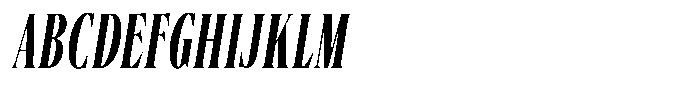 Angusta Demi Bold Oblique Font UPPERCASE