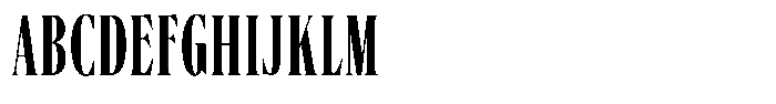 Angusta Demi Bold Font UPPERCASE