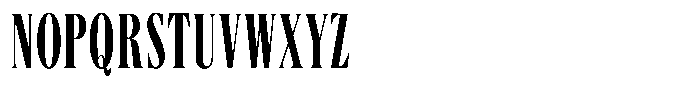 Angusta Demi Bold Font UPPERCASE