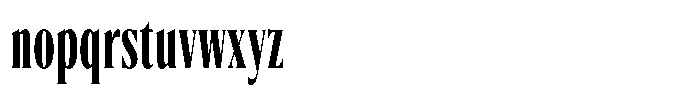 Angusta Demi Bold Font LOWERCASE