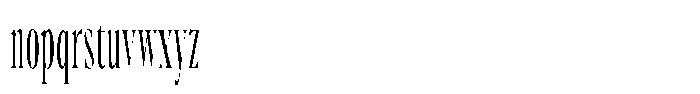Angusta Light Font LOWERCASE