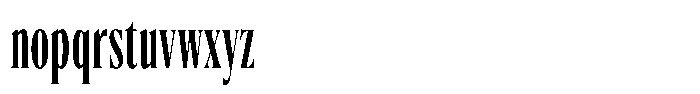 Angusta Medium Font LOWERCASE
