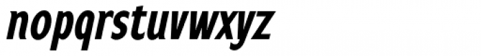 Anicon Sans Extra Bold Italic Font LOWERCASE